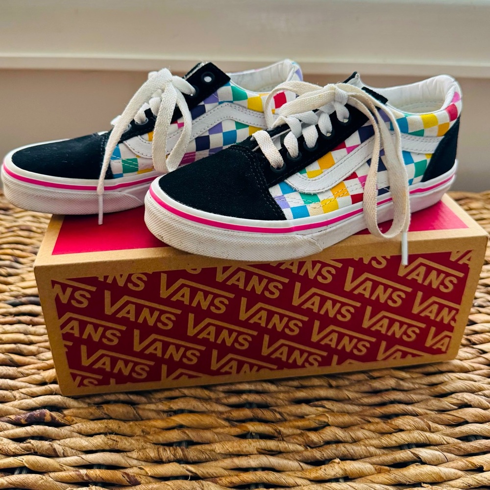 Kids Vans Checkered Sneakers
